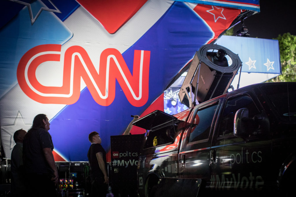 CNN Mobile Projections Vehicle